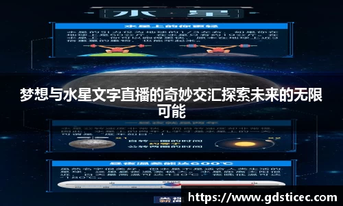梦想与水星文字直播的奇妙交汇探索未来的无限可能